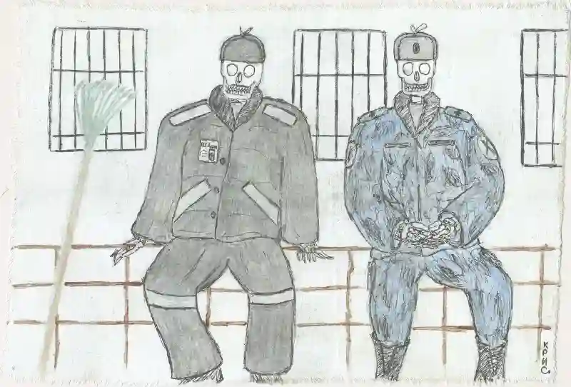 Хоз. бандит и майор сидели на заборчике