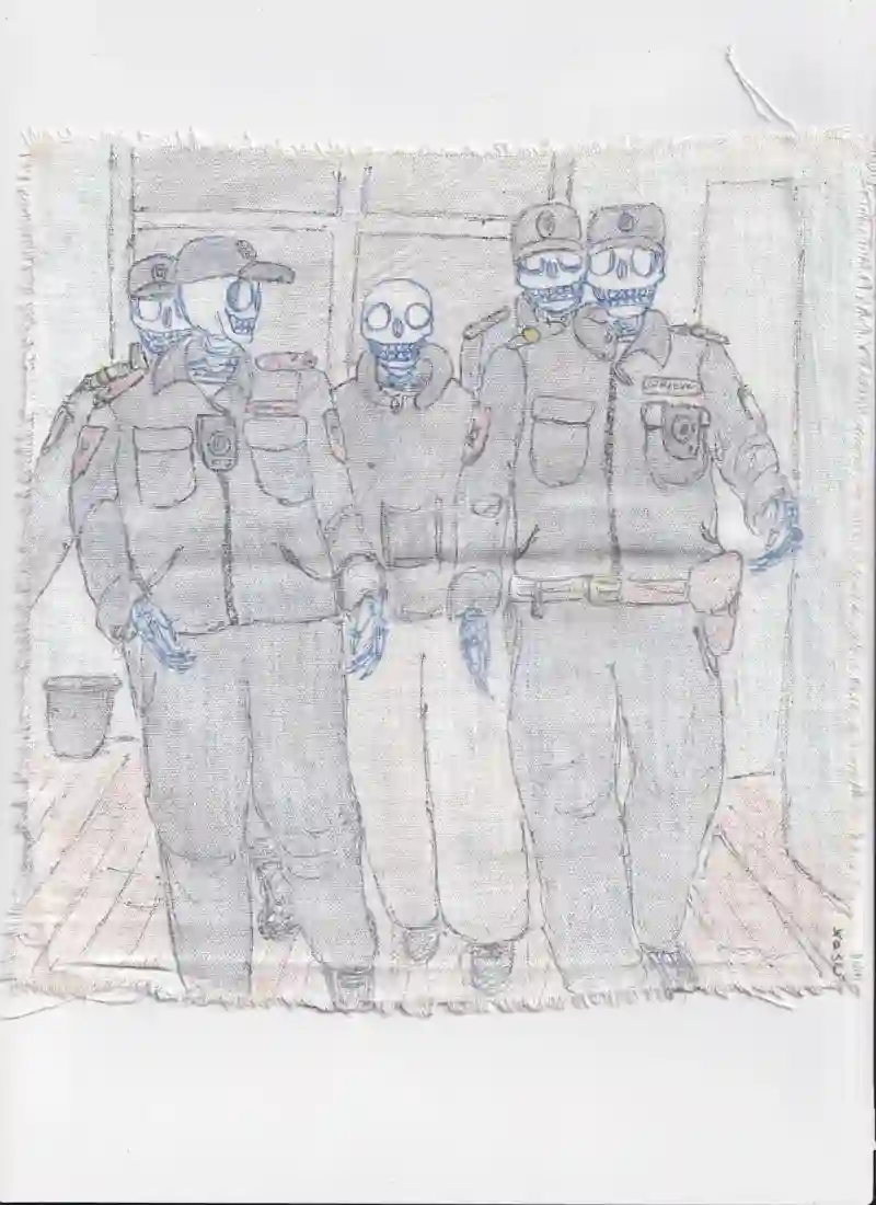 Проходка по коридору суда